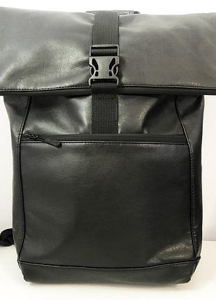 Стильный городской рюкзак roll top для ноутбука и путешествий, мужской - женский рюкзак