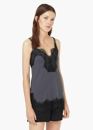 Топ, майка в бельевом стиле mango