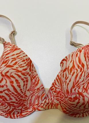 Бюстгальтер кораловий поролон гладкий
