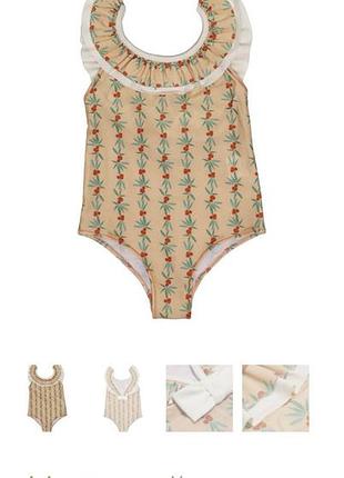 Фирменный слитный купальник на девочку.clementine