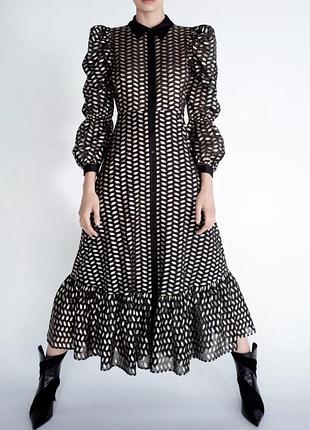 Неймовірна гарна святкова сукня від зара, р. хл