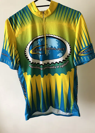 Велофутболка чоловіча жовта, s-m