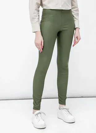 Леггинсы regular waist&amp;skinny fit vila xs m оливковые (12345849)