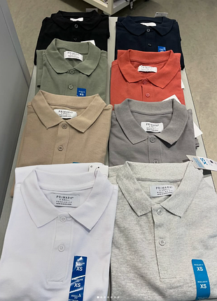 Брендовая мужская, подростковая футболка, рубашка поло, выскокое содержание хлопка