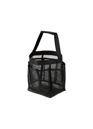 Органайзер корзина подвесная для ванной комнаты 20х22 см черный miomare