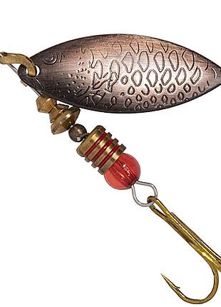 Блесна-вертушка mikado willow № 3  11гр old copper