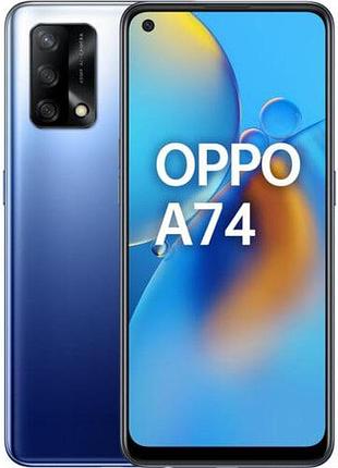 Смартфон oppo a74 4/128gb midnight blue 2 sim 6.43" snapdragon 662, 48 мп nfc 5000 мач