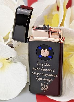 Сенсорна usb-запальничка lightar герб акумуляторна спідниця запальничка, електронна запальничка, газова запальничка
