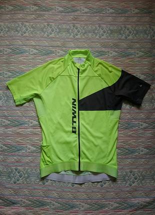 Велофутболка btwin l размер