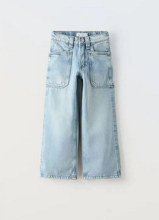 Широкие джинсы zara клеш, палаццо zara на 10 лет