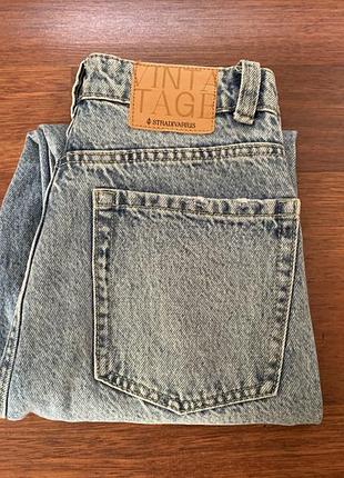 👖джинси жіночі   "stradivarius " vintage w 24 l 30👖