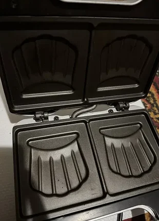 Тостер бутербродниця сендвічниця мушлі tefal 9000 s1 sm159136