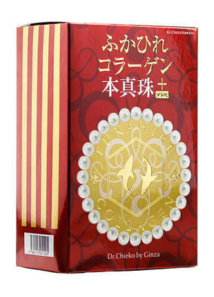 Ginza Tomato shark collagen pearl plus коллагеновое желе с пудрой жемчужин (30 стиков)