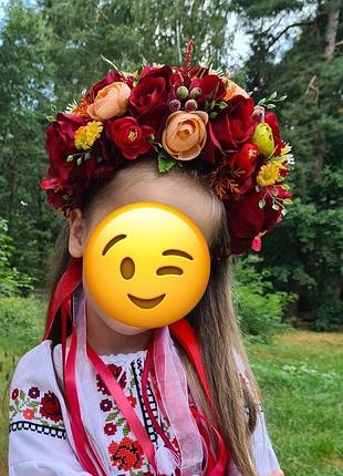 Віночок на голову до вишиванки