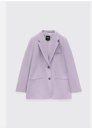 Ліловий блайзер від zara