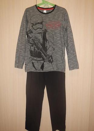 Хлопковая пижама star wars (c&amp;a) p.134-140см ( 9-10 лет)