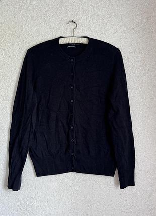 Елегантний чорний кашеміровий кардиган galeries lafayette: стиль, комфорт та якість!