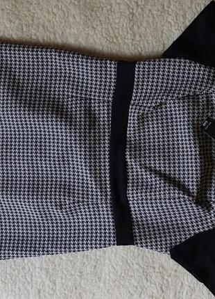 Сукня чорно біла принт гусина лапка , нове з біркою