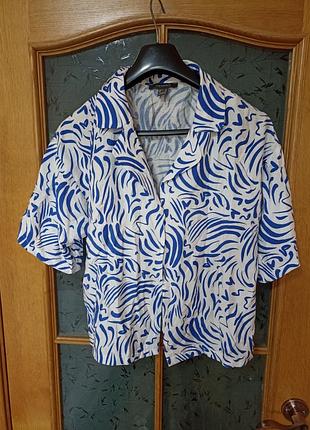 Легкий трендовый топ на пуговицах primark,p.10