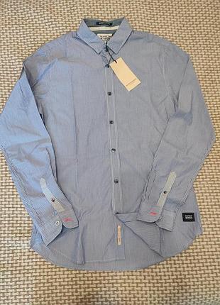 Чоловіча сорочка мужская рубашка scotch&soda amsterdam