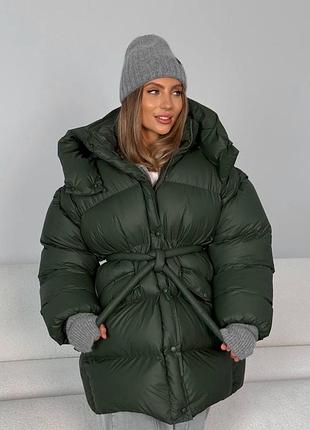 Пуховик в кольорах