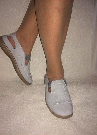 Мокасины туфли летние