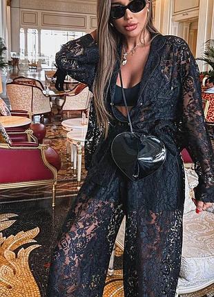 Гипюровый костюм