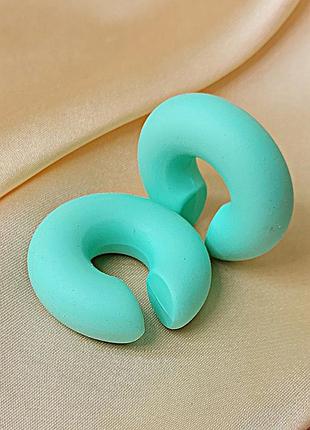 Каффы 2 единицы акцентные акриловые jeweston бирюзовые sku 03673\6