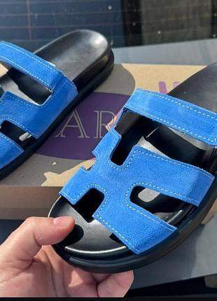 Шльопанці натуральна шкіра 
23 см по устілці, не підійшов розмір