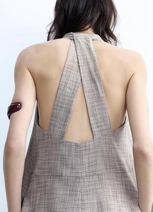 Новое стильное шикарное миди платье 46 р zara