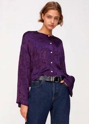 Блуза zara, 100%вискоза, м