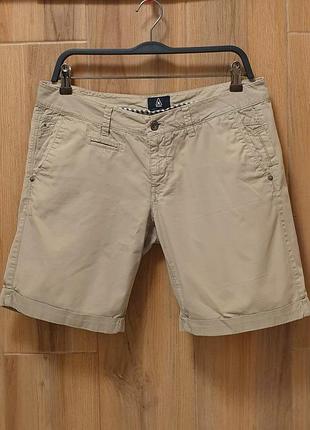 Gaastra - l • 40 (29) - бежевые коттоновые шорты женские • нидерландский бренд • 100% cotton