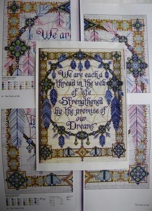 Схема вышивки дмс крестиком картина дримкетчер этнический индейский американский