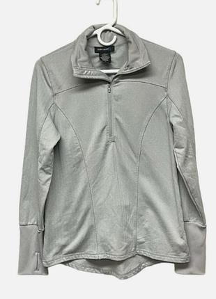 Жіночий спортивний лонгслів athletic розмір l, сірий