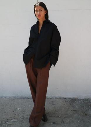 Базовая удлиненная рубашка/платье