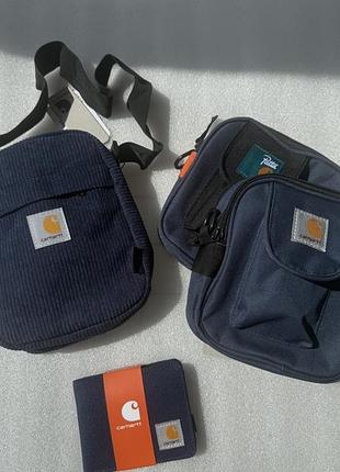 Синій комплект з сумками carhartt