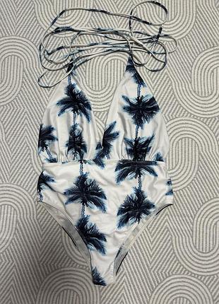 Купальник суцільний на завʼязках