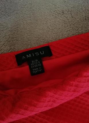 Красная юбка amisu3 фото