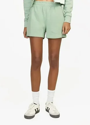 Шорты женские хлопковые jjxx s пастельно-салатовые (1234847)