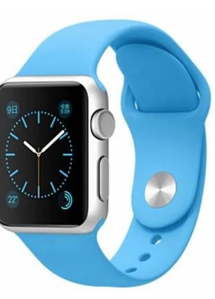 Ремінець apple watch silicone 38/40/41 mm blue