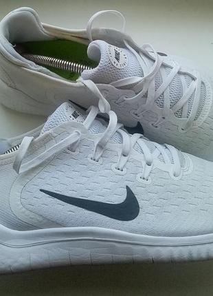 Кроссовки мужские nike free rn 2018 white 942836-100(оригинал)