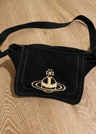 Сумочка vivienne westwood чорного кольору