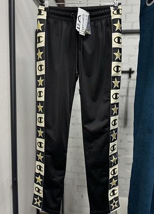Спортивные штаны женские champion 112496 xs черные с золотистым (12345775)