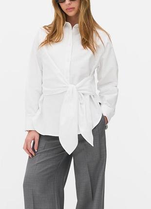 Блуза-сорочка з зав'язками