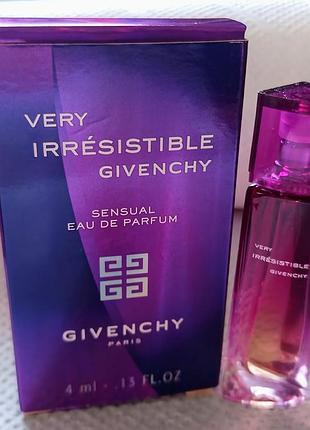 Миниатюра givenchy very irrésistible sensual.оригинал.