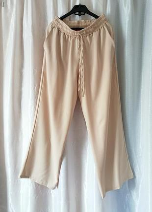 Летние брюки палаццо высокая посадка