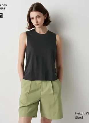 Майка льняная uniqlo