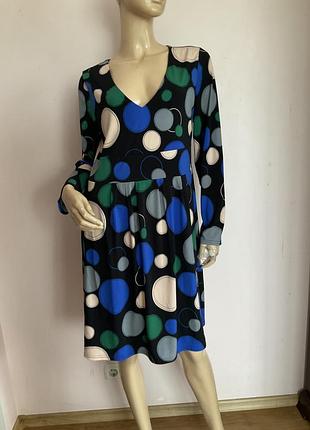 Хорошее платье в горох/ 42-44/ brend laura scott