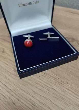 Гарні чоловічі запонки david van hagen з битою і м'ячем для крикету