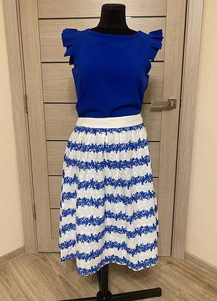 Костюм зі спідницею, літо